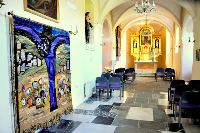 Blick in den alten Kirchenraum