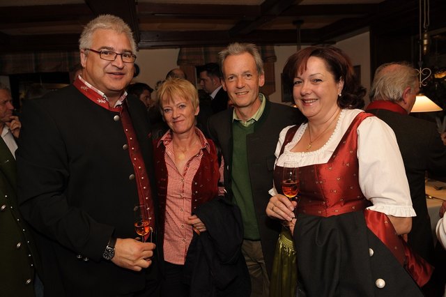 Werner Tiller, Elisabeth udn Peter Gastinger und Traudi Seebacher (Spargelwirt Seebacher aus Gnesau)