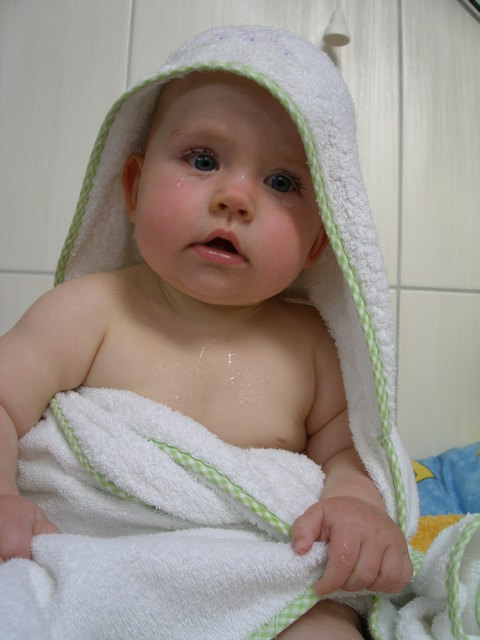 voll entspannt nach dem baden