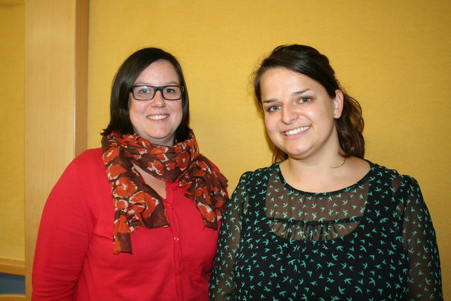 Die Schulsozialarbeiterinnen Sabine Heiling (Bruck, St. Marein) und Sandra Klinger (Kapfenberg).