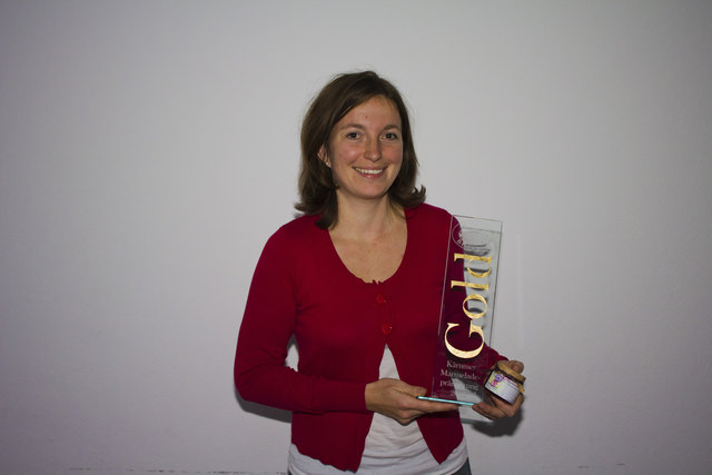 Die Kornelkirschenmarmelade von Daniela Pečnik aus Traundorf wurde mit Gold ausgezeichnet