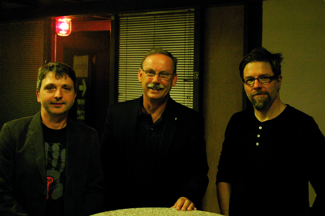 Von links: Röda-Geschäftsführer Chris Rabl, Steyrs Bürgermeister Gerald Hackl, Vereinsobmann Christof Zachl. | Foto: Pablo Summer