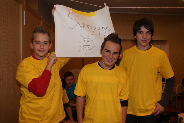 Ernesto, Benjamin und Marco vom Poly Bad Gastein leben in der Nation "Sunnyguys".