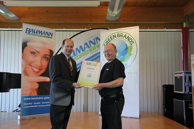 Norbert Lux (links) mit Franz Baumann.
