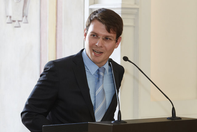 Dankesworte der AbsolventInnen in Vertretung durch Hrn. Rudold Grünbichler, BA, MA | Foto: Foto Melbinger