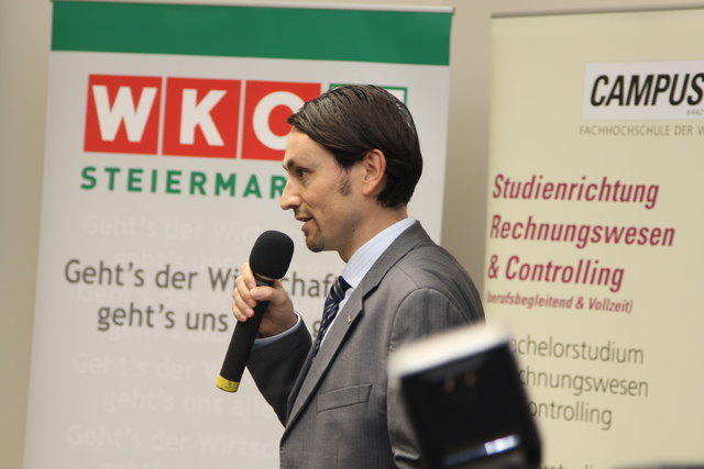 Moderator Mag. Ewald Verhounig (Institut für Wirtschafts- und Standortentwicklung, WKO Steiermark)