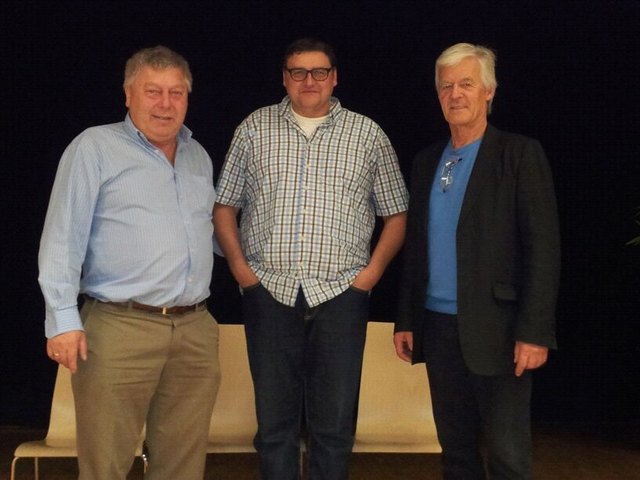 v.l.n.r. - Holl Karl - Kassier SPÖ Kronstorf | Kammerhofer Walter- Kabarettist | Leitl Heinz - Gemeindevorstand Kronstorf