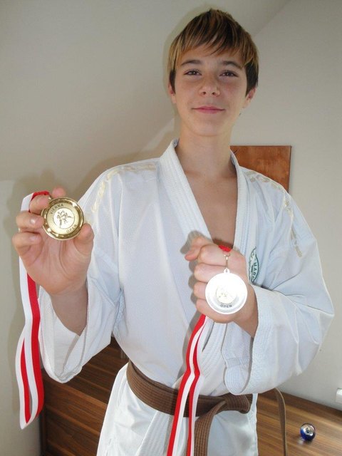 Diese Medaillen hatte sich Niklas in Wien hart erkämpft. Nun hofft er auf weitere Erfolge bei den Unionsmeisterschaften.