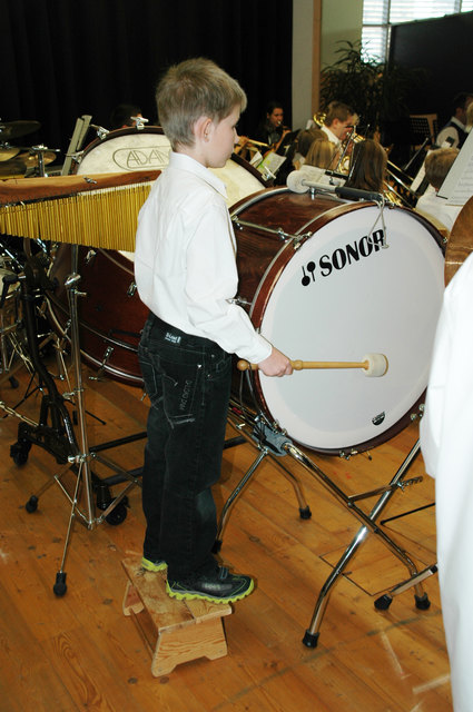 Auch die ganz kleinen mischten bei den Herbstbläsertagen ganz groß mit. | Foto: Karl Schwandtner
