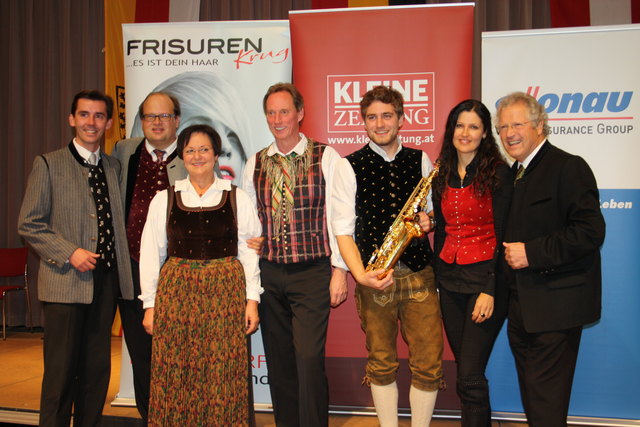 Bgm. Josef Ofner, Roland Loibnegger, Annelies Wernitznig, Franz Mörtl, Paulus Fina, Daniela Di Bernardo und Richi Di Bernardo