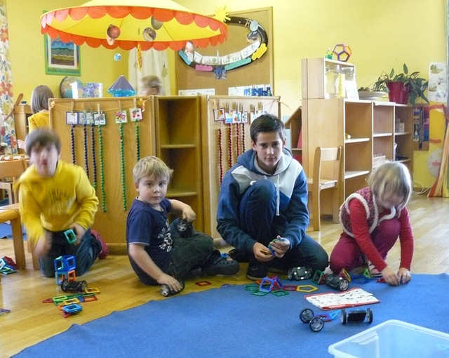 Partick Golob besuchte zur Freude der Kinder den Kindergarten Lebring-St. Margarethen.
