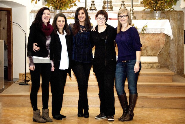 v. li. Katharina Linhard, Susanna Fabian, Deniz Malatyali, Laura Pletzer, Antoinette Holzinger