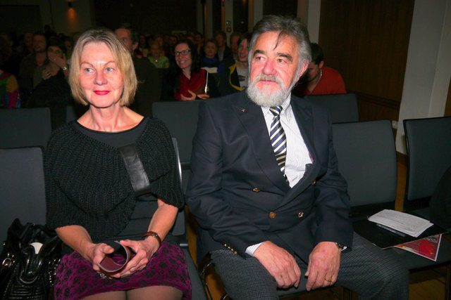 Kapitän Reinhard E. Kloser mit Gattin