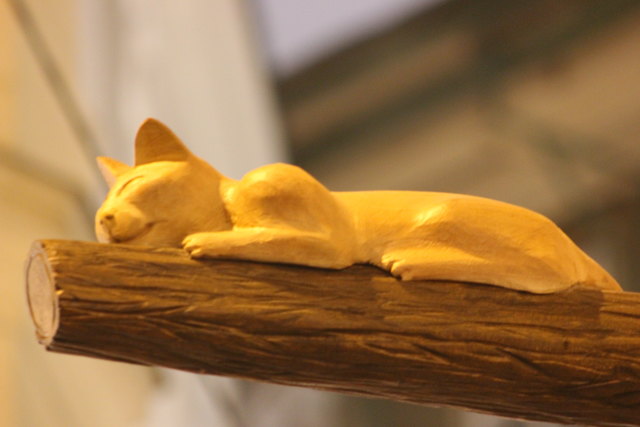 Das Schild zum Cafe Neko