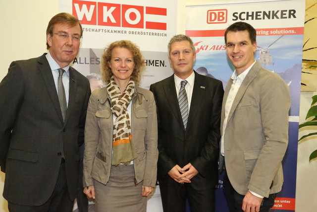 WKO Linz Land Wirtschaftsempfang Talk mit Matthias Lanzinger