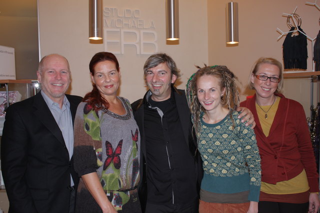 v.li.:Günter Lichtblau, Michaela Erb, Michael Bornett, Daniela Kepplinger, Birgit Bornett