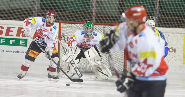 Den Lienzer Eislöwen gelang in Althofen eine starke mannschaftliche Leistung. | Foto: Brunner Images