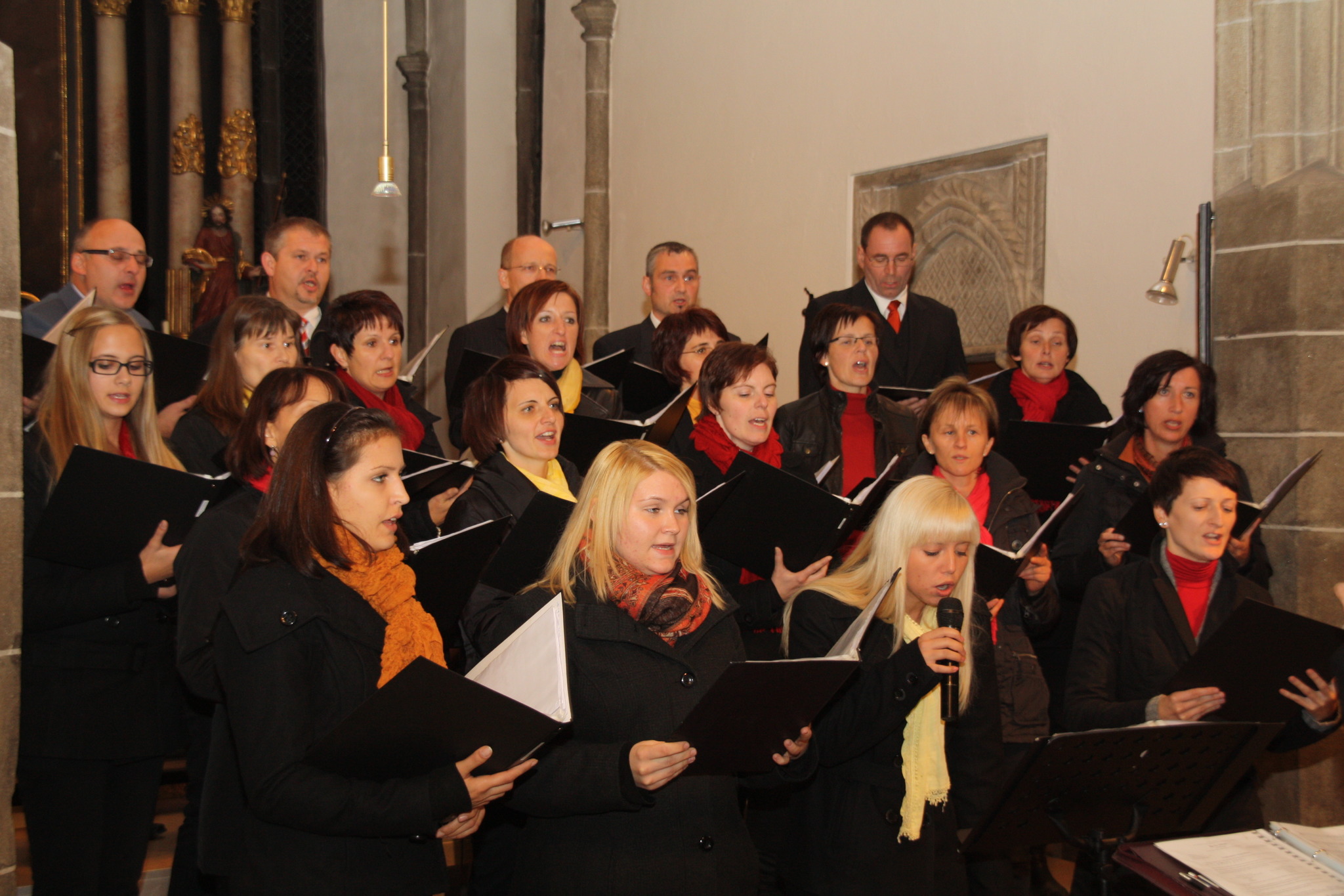 Feierliche Stunde in der Pfarrkirche Freistadt