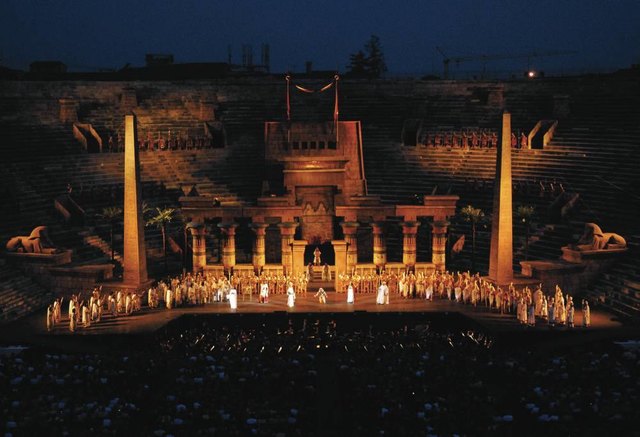 AIDA-Aufführung in Verona
