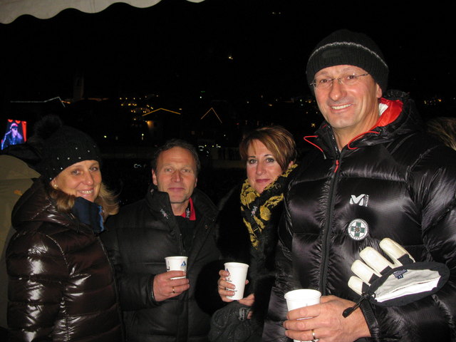 Daniela Mattle, Hermann und Erika Huber, Toni Mattle
