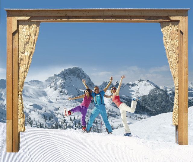 Nassfeld-Kino: Man kann direkt auf der Piste Fotos schießen und in alle Welt verschicken | Foto: Nassfeld