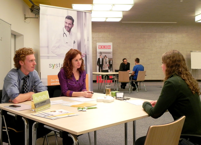 Erfolgreiches Speed Dating an der WKO Steyr. Eine Fortsetzung ist angedacht. | Foto: WKO