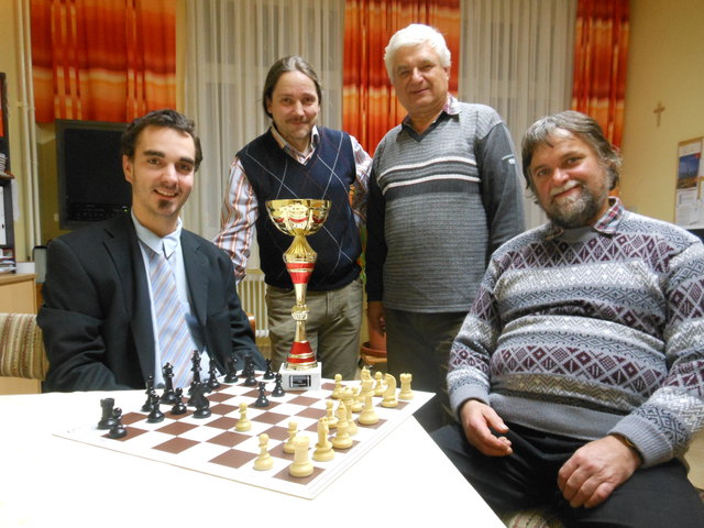 Die Siegreichen: Stefan Wagner, Manfred Paulin, Vojtech Plasil und Jiri Plasil. | Foto: privat
