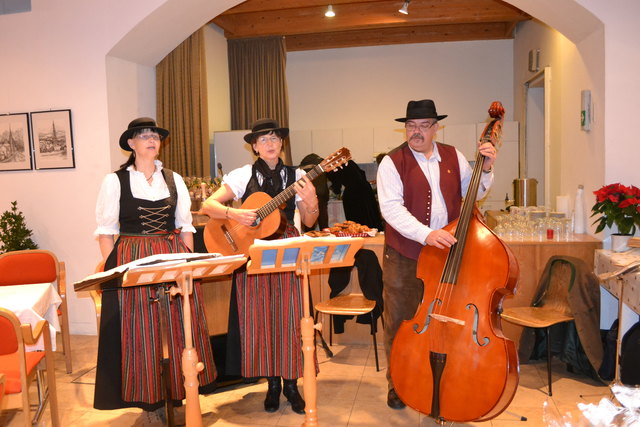 "Die guat drauf Musi" bei der Eröffnung der Jubläumsausstellung.