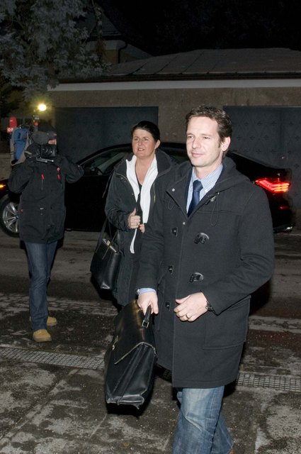 Wortkarger Anmarsch zur SPÖ-Präsidiumssitzung Sonntagabend:  Brenner und Burgstaller. | Foto: Andreas Farcher