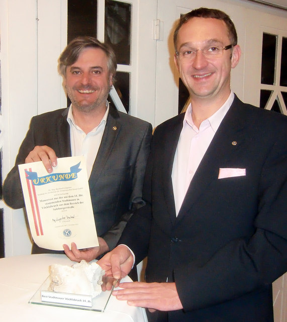 Kiwanis-Präsident Michael Neubauer (l.) und Vizepräsident Walter Leinweber. | Foto: Kiwanis Club