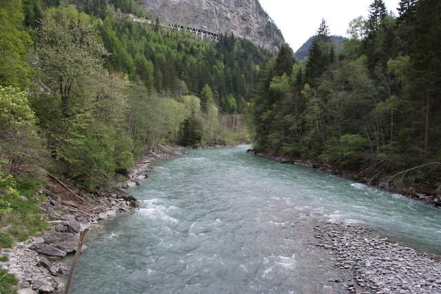 Der Inn bei Altfinstermünz: Die GKI GmbH will mit dem Wasser des Inns ab 2018 Strom erzeugen. | Foto: Archiv/Kolp