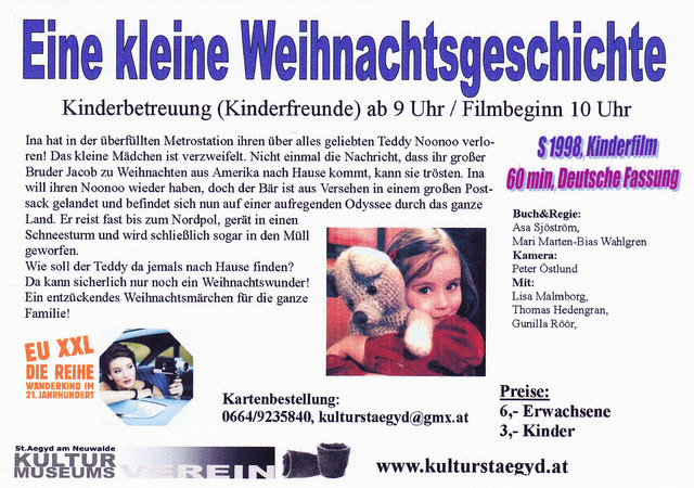 Näheres unter www.kulturstaegyd.at