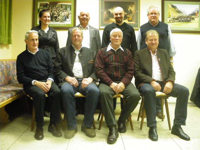 Foto: v.l..: Sitzend: Josef Bachmann, Siegfried Walser, Ludwig Gundolf, Josef Knabl
Stehend:  Magdalena Klingenschmid, Heinrich Gstrein, Martin Genewein, Herbert Raggl | Foto: Foto: Privat