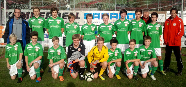 Die U15-Meistermannschaft der Spielgemeinschaft Mondsee/Zell am Moos. | Foto: privat