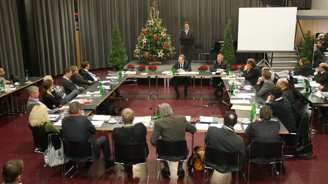 Am 19. Dezember tagte der Gemeinderat in der Musikschule und beschloss das Budget für das Jahr 2013.