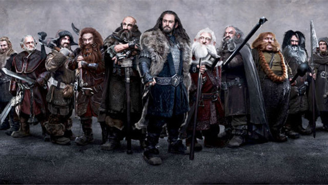 Die Zwergengruppe unter der Führung von Thorin Eichenschild (Richard Armitage)