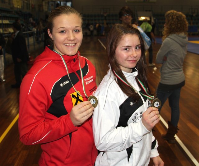 Katharina Lechner und Michaela Saurer eroberten in Triest Bronze