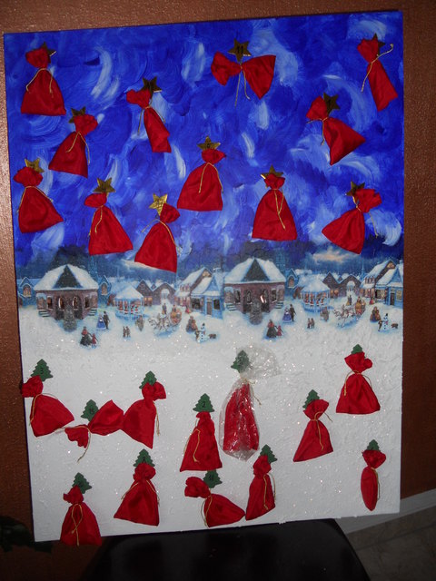 Adventkalender selbst angefertigt