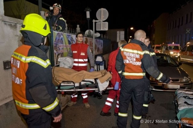 Gefährlicher Kohlenmonoxideinsatz am Abend des 20. Dezember 2012 in Baden