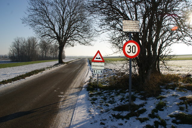 Die Nexenhofstraße im Gemeindegebiet Wullersdoprf ist in einem katastrophalen Zustand.Foto: Alexandra Goll