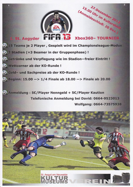 FIFA 13 Xbox360 Turnier