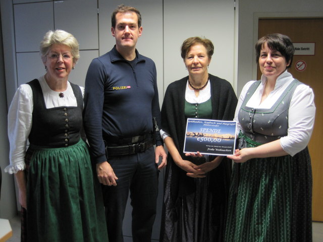 Am Foto von links: Brigitta Schwarz (Obfrau), Wolfgang Gschliffner, Christine Kniewasser und Klaudia Schoisswohl.