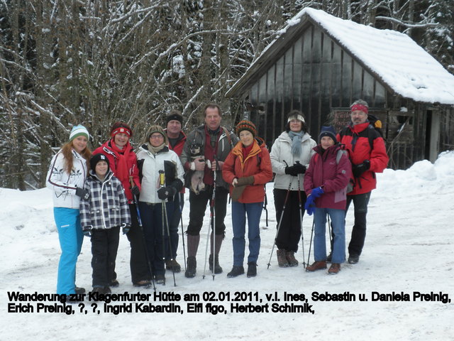 Teilnehmer bei der Wanderung 2012