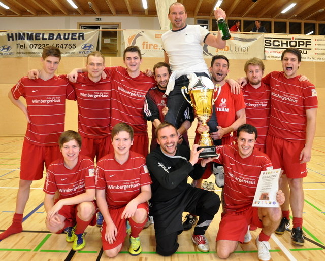 Riesen Jubel beim neuen Bezirkssieger Union Lasberg