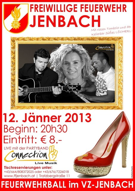 Die Partyband Connection 2 sorgt für tolle Stimmung beim Feuerwehrball.