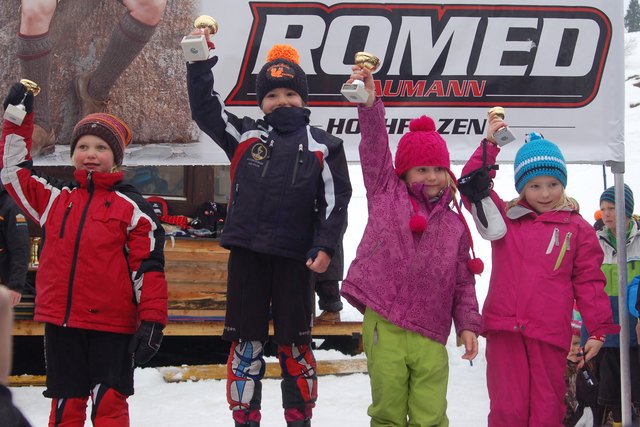 1. Simona Pöll, 2. Ela Hrgic, 3. Julia Müllauer, 4. Annalena Schmid, 5. Malena Harasser