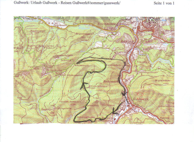 Wanderstrecke...