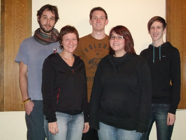 "Südrand"-Team (v. li.): Benjamin Kurz, Barbara Rieder, Patrick Lechner, Selina Stiefsohn, Barbara Podskubka.