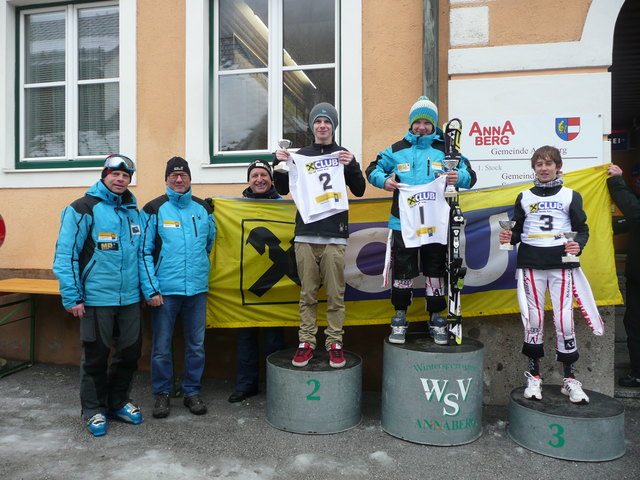 Moritz Frank (r.) erreichte den dritten Platz der unter-14-Jährigen.