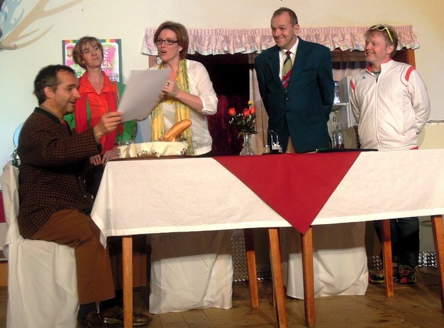 Die "Thalburger" brillieren im Gasthof Bergmann in Thalberg